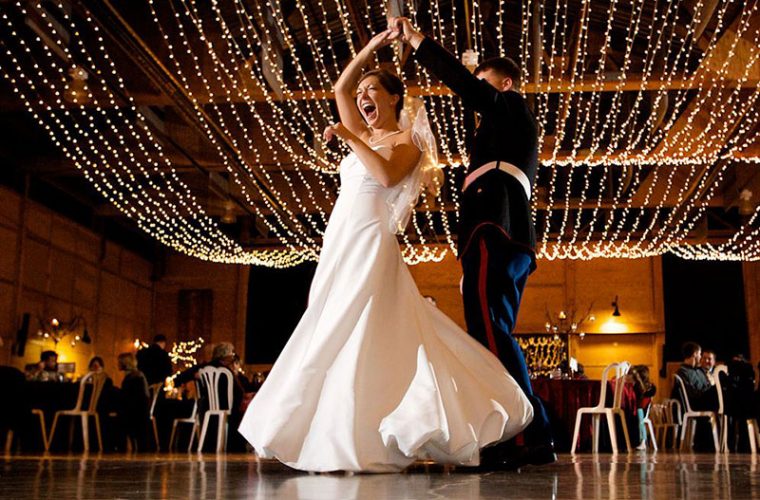 Wedding dress and entertainment